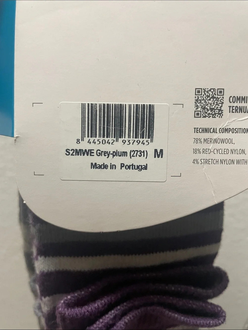 Lorpen Merino 2-Pack Socks - Gray & Purple